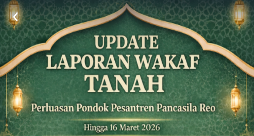 Laporan Wakaf Per 16 Maret 2026